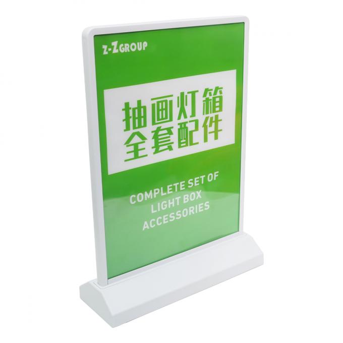 A4/ A5 Rechargeable Double-Sided Led Advertising Light Box Bar Super ...