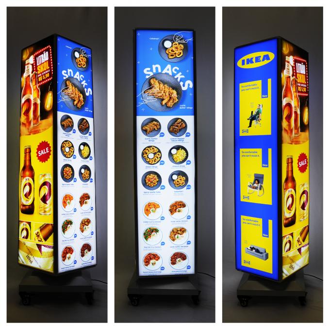 Customizable Rotating Four-Sided Soft Film Logo Wall-Mounted ...