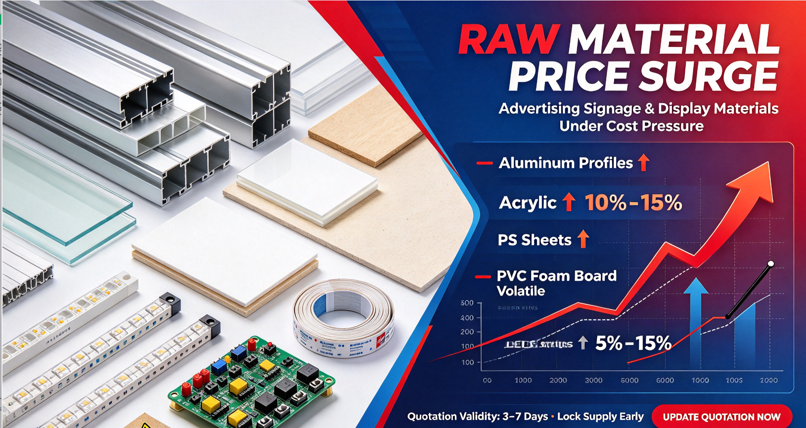 Raw Material Price Trends for Signage & Advertising Displays: Secure ...
