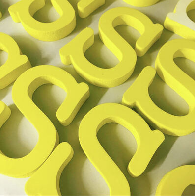 Lightweight Flat Cut Letter Signs , 3D Foam Board Letters Advertising Sign